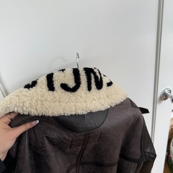 Balenciaga Black and White Leather Jacket - Picture 12 of 15